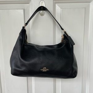 Coach leather shoulder bag